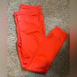 Old Navy - Red/Orange Skinny Jean